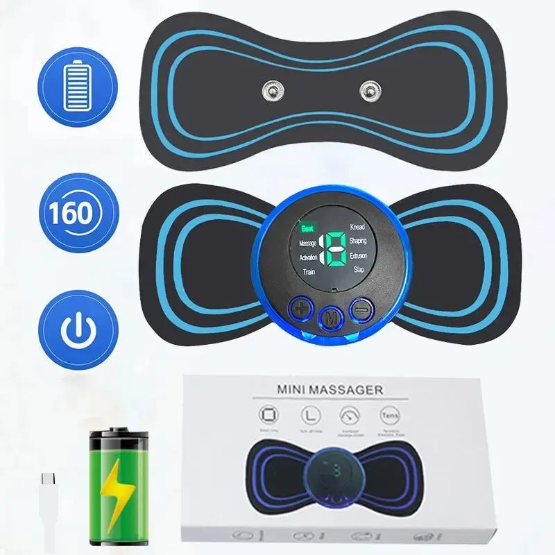 Intelligent Mini Electric Neck Massager Charge Patch