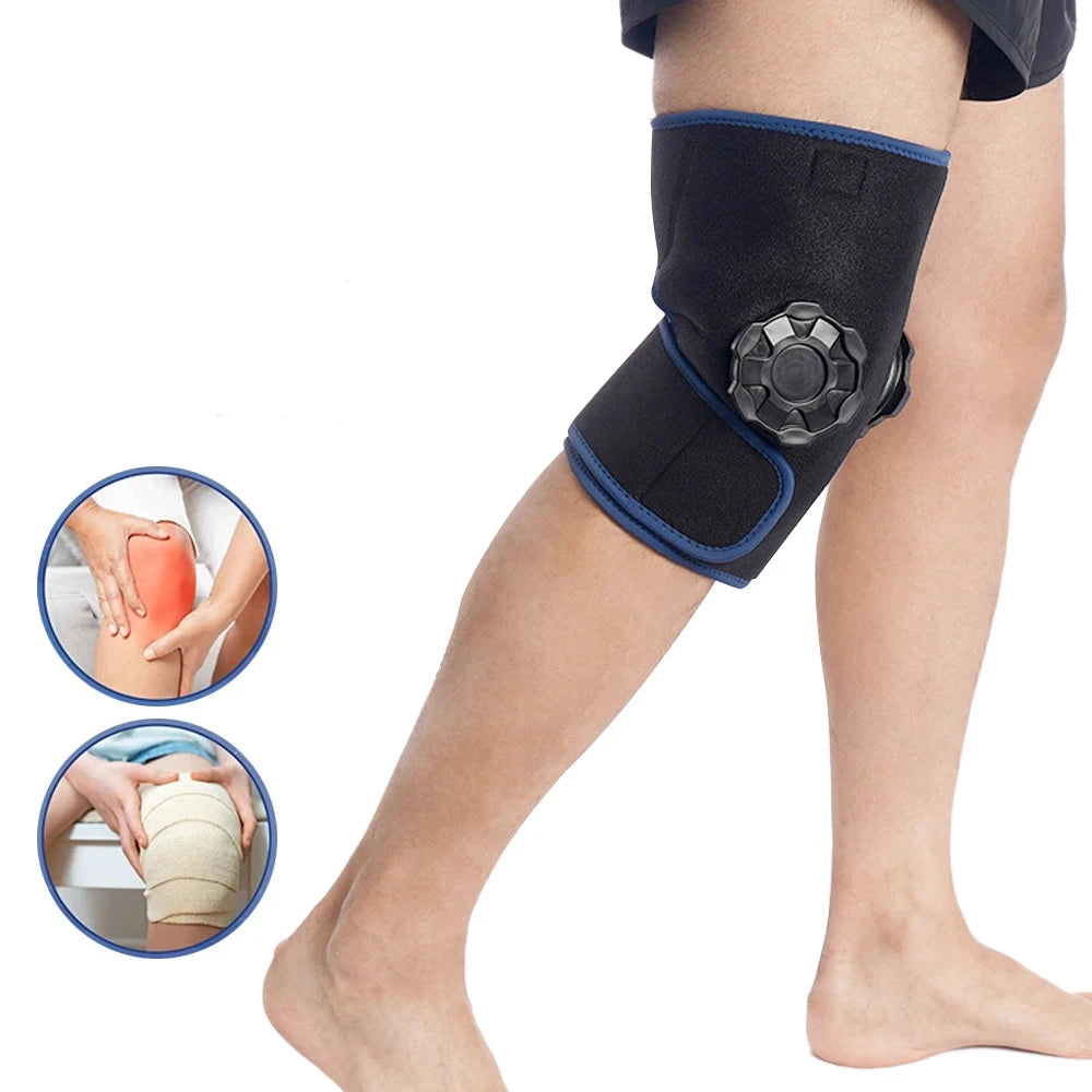 Knee Ice Pack Wrap, Hot and Cold Therapy - Reusable Compression Strap